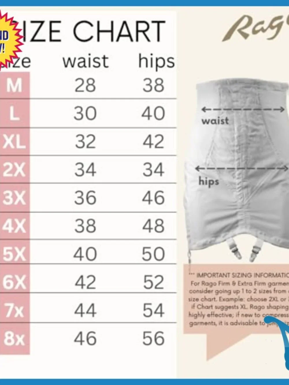 Extra Firm Open Bottom Girdle with Zipper Closure for Shaping & Support